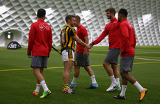 Kilkenny legend Richie Hogan takes on Southampton stars in skills test