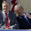 Both Bush presidents condemn racial bigotry after Trump's 'both sides' statement