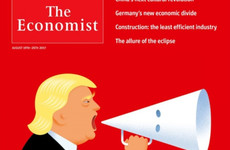 People are applauding The Economist's genius front cover depicting Trump with this megaphone