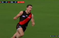 Tyrone's Conor McKenna turns on the afterburners for brilliant Aussie Rules goal