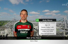 Do you agree with the man-of-the-match from today's All-Ireland semi-final?
