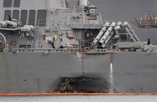 Human remains found in search for missing US sailors in Singapore