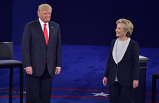 'Back up you creep' - Hillary Clinton speaks about Donald Trump looming behind her during debate