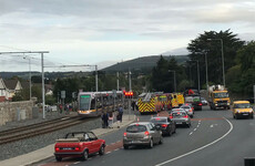 Delays on the Luas green line after child struck by tram