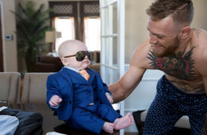 Conor McGregor's designer surprised everyone with an adorable little three-piece suit for Conor Jr