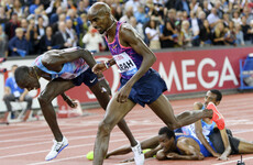 Mo Farah wins his last ever track race after thrilling finish in 5,000m