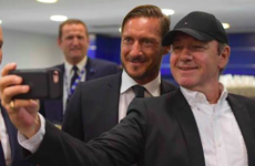 Frank Underwood took a break from political controversy to hang out with Francesco Totti today
