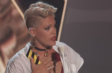 Here's why everyone is talking about Pink's inspiring speech to her daughter at last night's VMAs