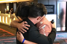Drake and Josh were reunited last night and this wonderful photo captured the moment