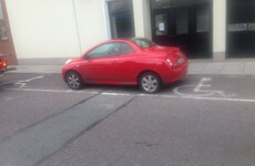 Driver to be prosecuted for parking across two disabled bays in Cork