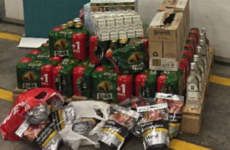 Over €19,000 worth of smuggled alcohol and cigarettes seized in Dublin