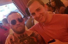 Here's the moment Mick Konstantin finally got to meet Conor McGregor in Las Vegas
