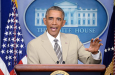 Twitter is remembering when the world freaked out over Obama's tan suit