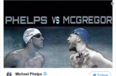 Michael Phelps has formally challenged Conor McGregor to a race in the pool