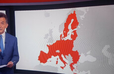 Dara Ó Briain called out BBC News for this map that appeared to put Ireland outside the EU