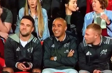 Simon Zebo caught Conor Murray rapid looking at his phone during the Munster match on TG4