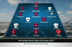 The Sunday Game pundits name their 2017 Hurling Team of the Year
