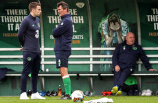 Coleman joins up with Ireland squad ahead of top-of-the-table clash as Hendrick is ruled out