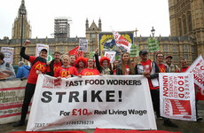 McDonald's staff hold first-ever UK strike over pay and working conditions