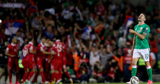 Improvements made but Ireland's World Cup hopes take a major hit as 10-man Serbia claim narrow win