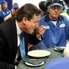 Caption competition: David Cameron eats porridge in Scotland