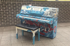There's a new piano in Pearse Station and people are being encouraged to play it