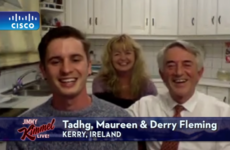 The viral 'bat video' family from Kerry ended up on Jimmy Kimmel and of course Derry still had the shorts on