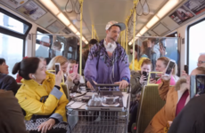 Lords of Strut held a dance party on the DART this week and people were surprisingly up for it