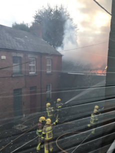 Five units of Dublin Fire Brigade extinguish blaze at Harold's Cross warehouse