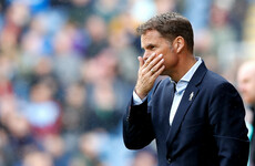 Frank de Boer sacked by Crystal Palace after just 77 days as manager