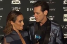 'There’s no meaning to any of this' - Jim Carrey faced off with a baffled reporter at New York fashion week