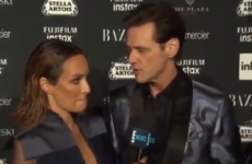 'There’s no meaning to any of this' - Jim Carrey faced off with a baffled reporter at New York fashion week