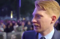 Domhnall Gleeson was the ultimate fangirl for Jennifer Lawrence at the Mother! premiere