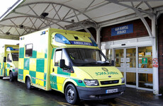 Brick thrown through window of ambulance parked at Dublin hospital