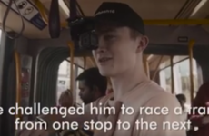 This guy raced the Luas from one stop to another and filmed the whole thing