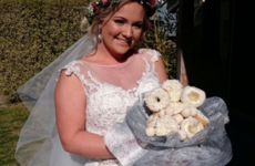 This bride's donut bouquet is the one wedding trend we can actually get behind