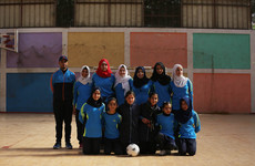 Young girls playing football are breaking cultural barriers in Palestine