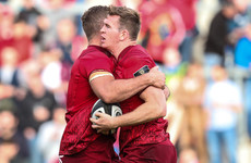Taute and Farrell's muscular midfield partnership gives Munster an added dimension
