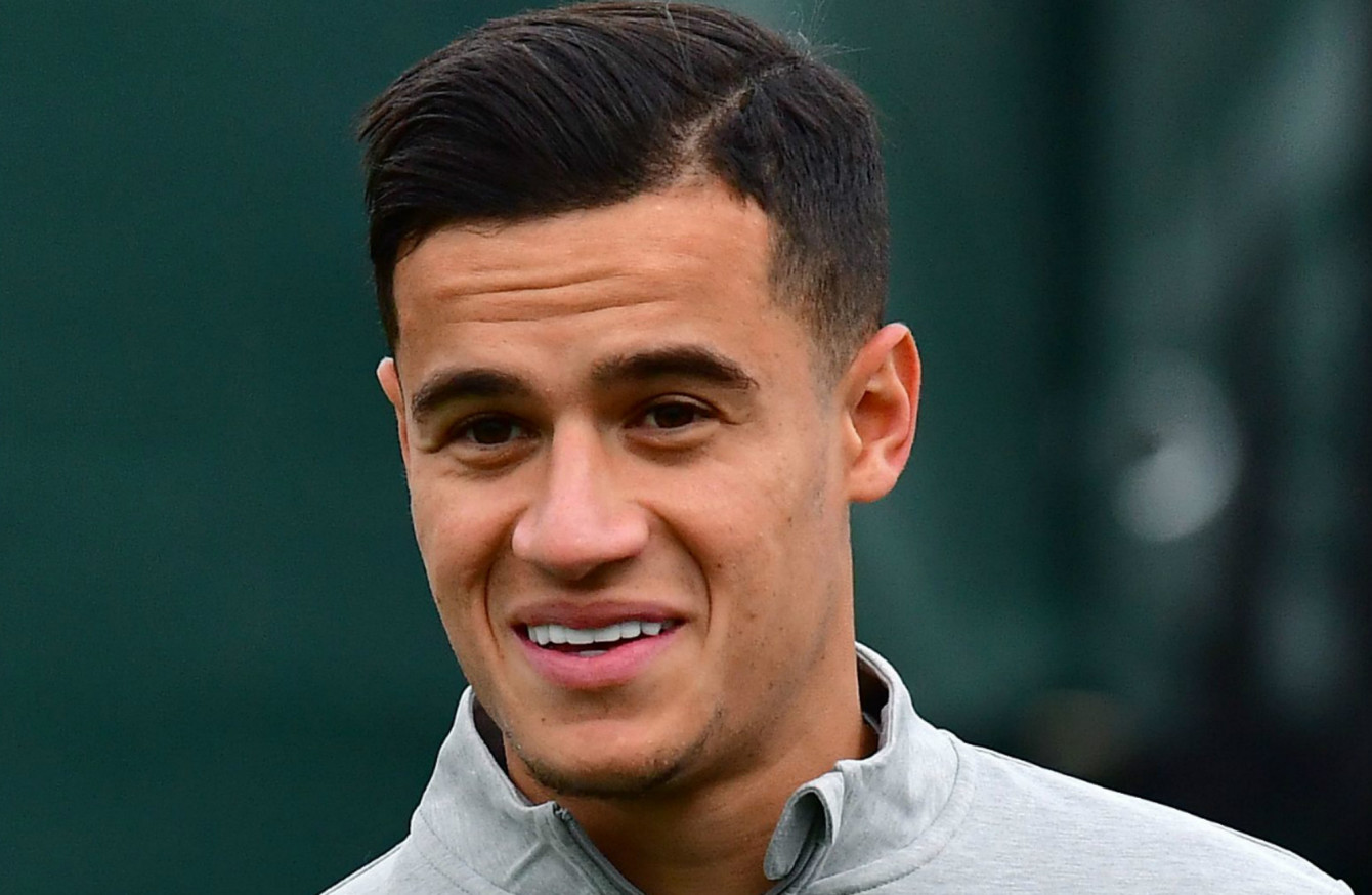 Coutinho's first start of the season one of 7 changes for Liverpool