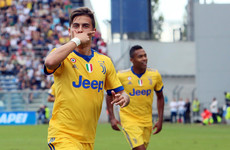 Watch: Stunning Paulo Dybala hat-trick helps Juventus maintain perfect Serie A record