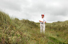 Donald Trump shares 'juvenile' mock video of golf ball striking Hillary Clinton
