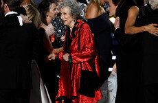 People think that Margaret Atwood is the ultimate nana after bringing her handbag on stage at the Emmys