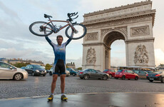 Scottish man cycles around world in 79 days, setting new world record