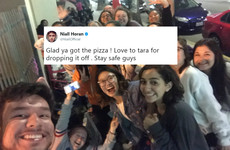 Niall Horan delivered pizza to fans waiting overnight on the street for his LA show