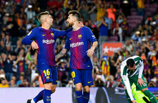 Watch: Majestic Messi leads Barca romp with four goals