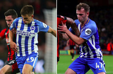 Hughton 'really pleased' after Deise duo start in Brighton's midfield
