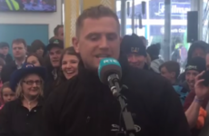 Yeah, Jamie Heaslip actually just rapped 'Hot in Herre' by Nelly at the Ploughing Championships