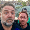 Russell Crowe was on the pints in Dublin last night