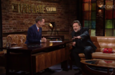 Russell Crowe explained his love of Irish pints on the Late Late last night