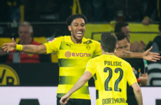 Aubameyang hits hat-trick in Dortmund rout as his battle with Robert Lewandowski continues